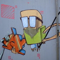 Wall street graffiti