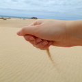 Hand with sand