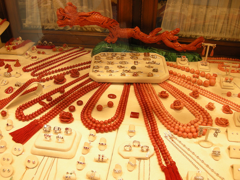 Italian red coral jewelry