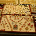 Coral and gold jewelry