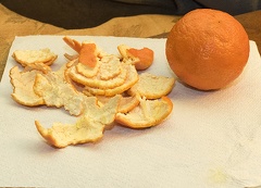 Tangerine skin,clementine skin