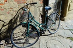 Old bike with basket