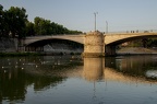 Bridge over Tiber river Rome