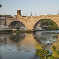 Tiber bridges,Roma. River in Rome