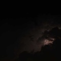 Night sky with lightning