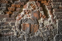 Brick wall vintage