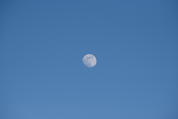Moon in the sky